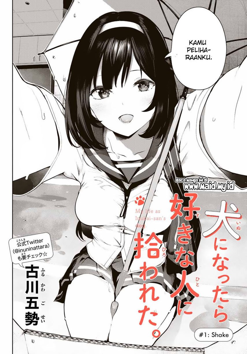 Inu ni Nattara Suki na Hito ni Hirowareta Chapter 01