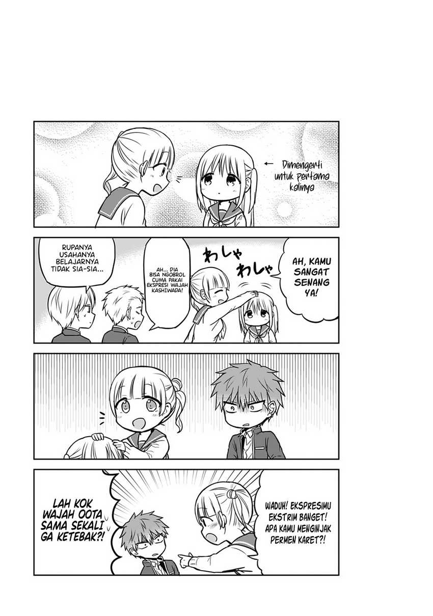 Kao ni denai Kashiwada-san to Kao ni deru Ota-kun Chapter 23