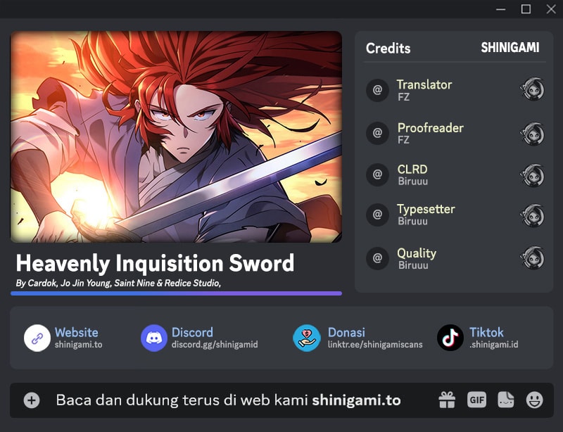 Heavenly Inquisition Sword Chapter 125