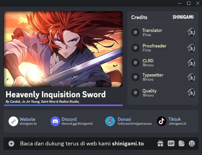 Heavenly Inquisition Sword Chapter 131